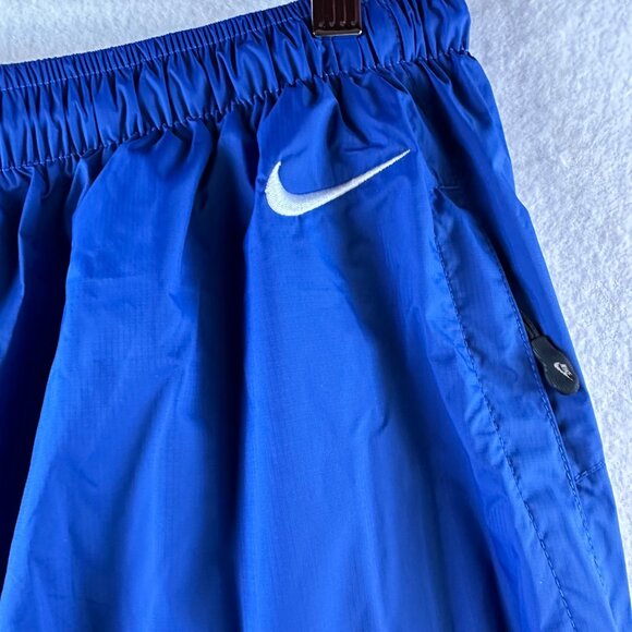 Nike NFL On Field Mens Pants XL Blue Storm Fit Nylon Waterproof Training Zip Leg - Picture 5 of 12